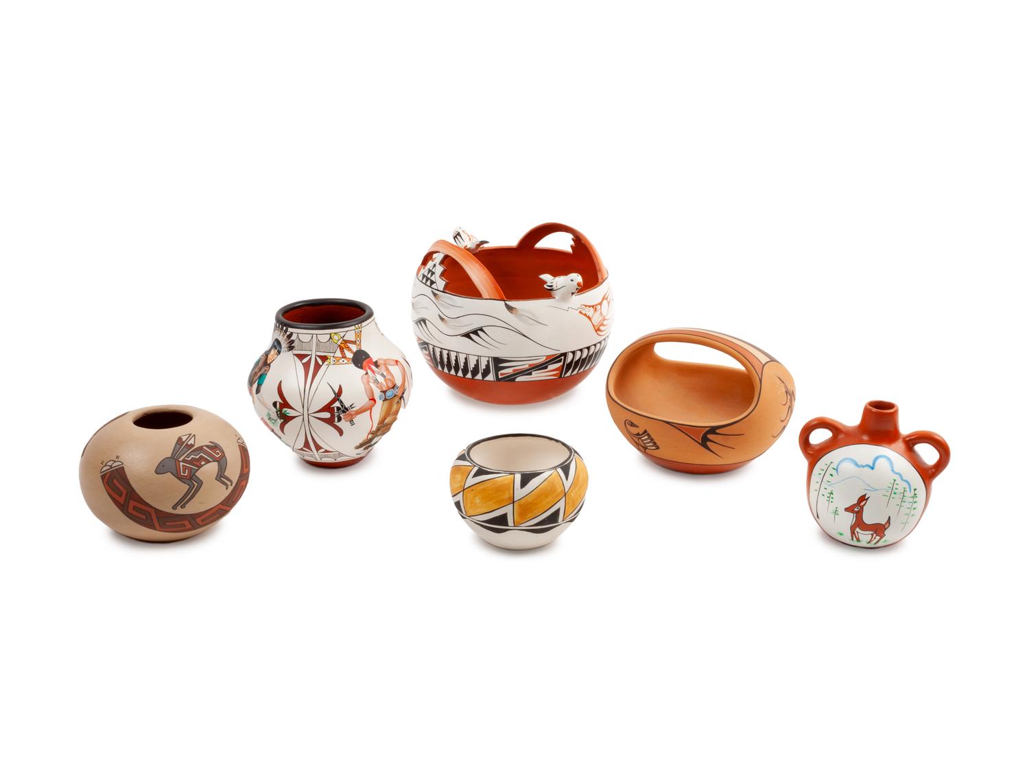 Collection of Pueblo Pottery