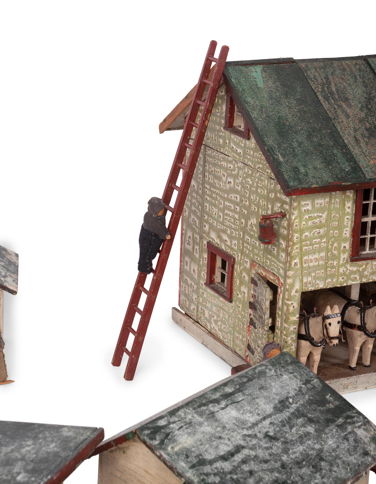 A German Farmhouse Toy Set