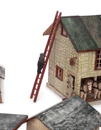 A German Farmhouse Toy Set