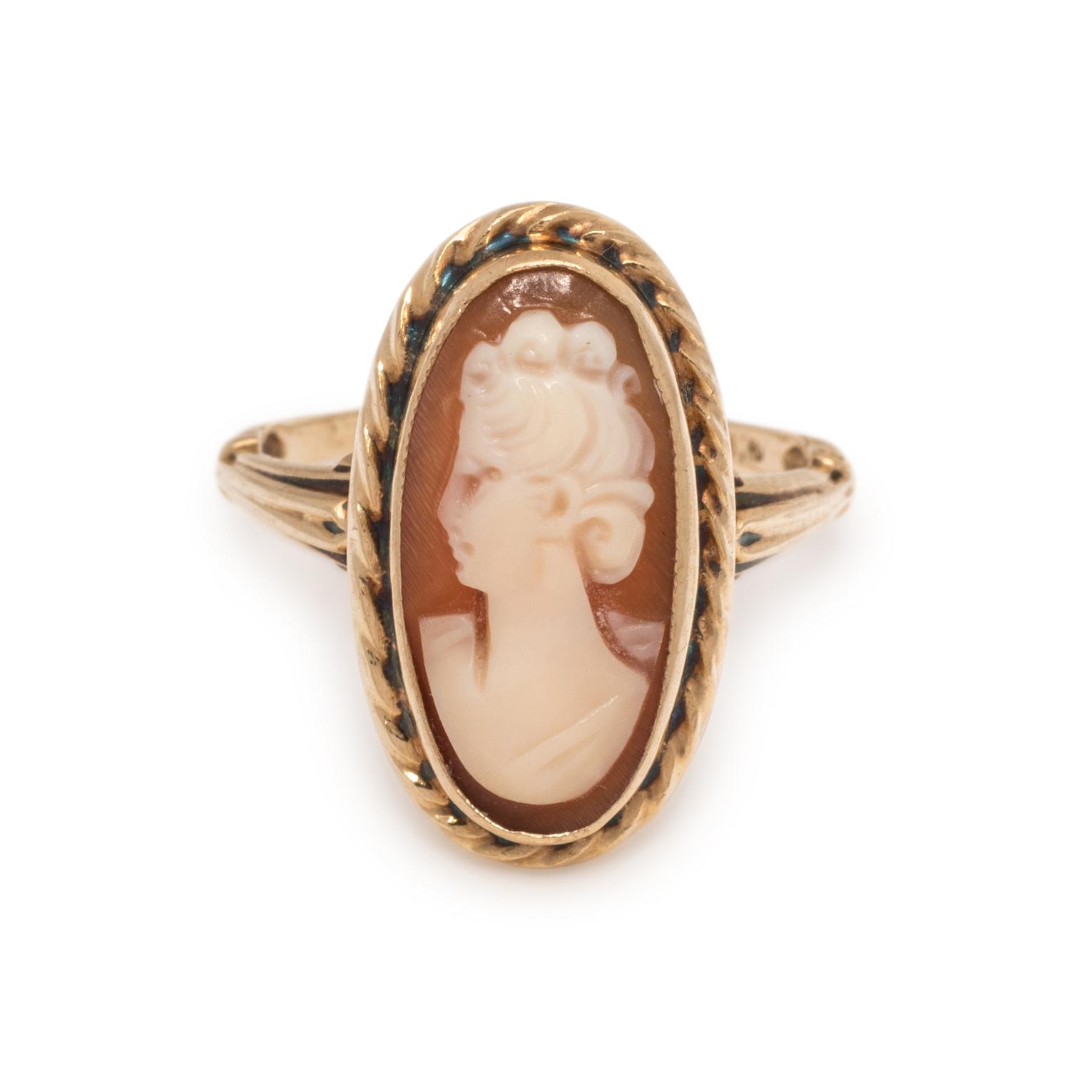 ANTIQUE, CAMEO RING