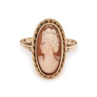 ANTIQUE, CAMEO RING