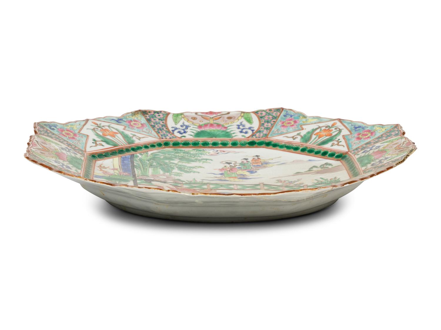 A Japanese Kutani Porcelain Charger