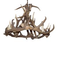 A Bavarian Stag Antler Chandelier 26" W x 26" D x 18" H — Germany, 19th Century