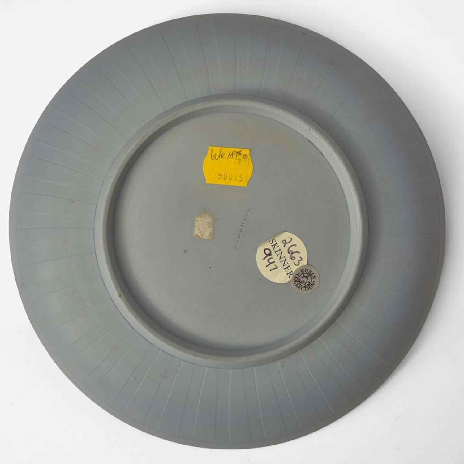 A Wedgwood Solid Blue Jasperware Infant Academy Dish UK, circa 1790