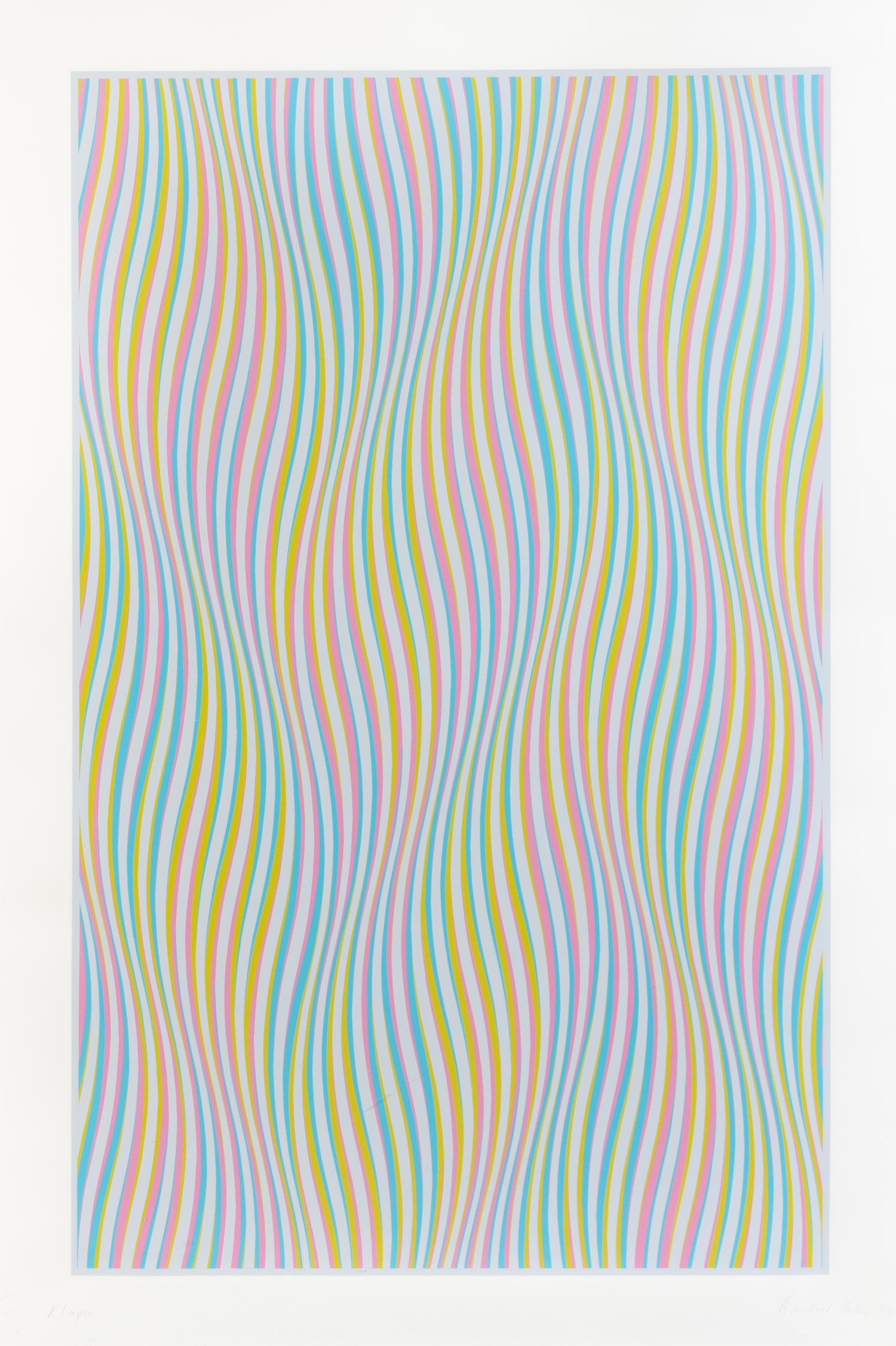 Bridget Riley, (British, b. 1931), Elapse, 1982