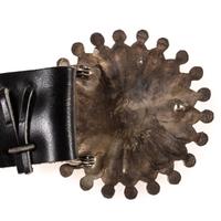 Zuni Silver and Mosaic Inlay Sunface Concha Belt