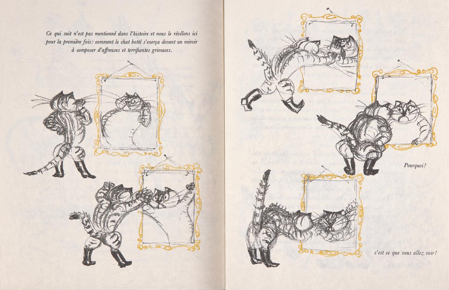 [Puss in Boots] [Fischer, Hans] Perrault, Charles. Le Chat Botte