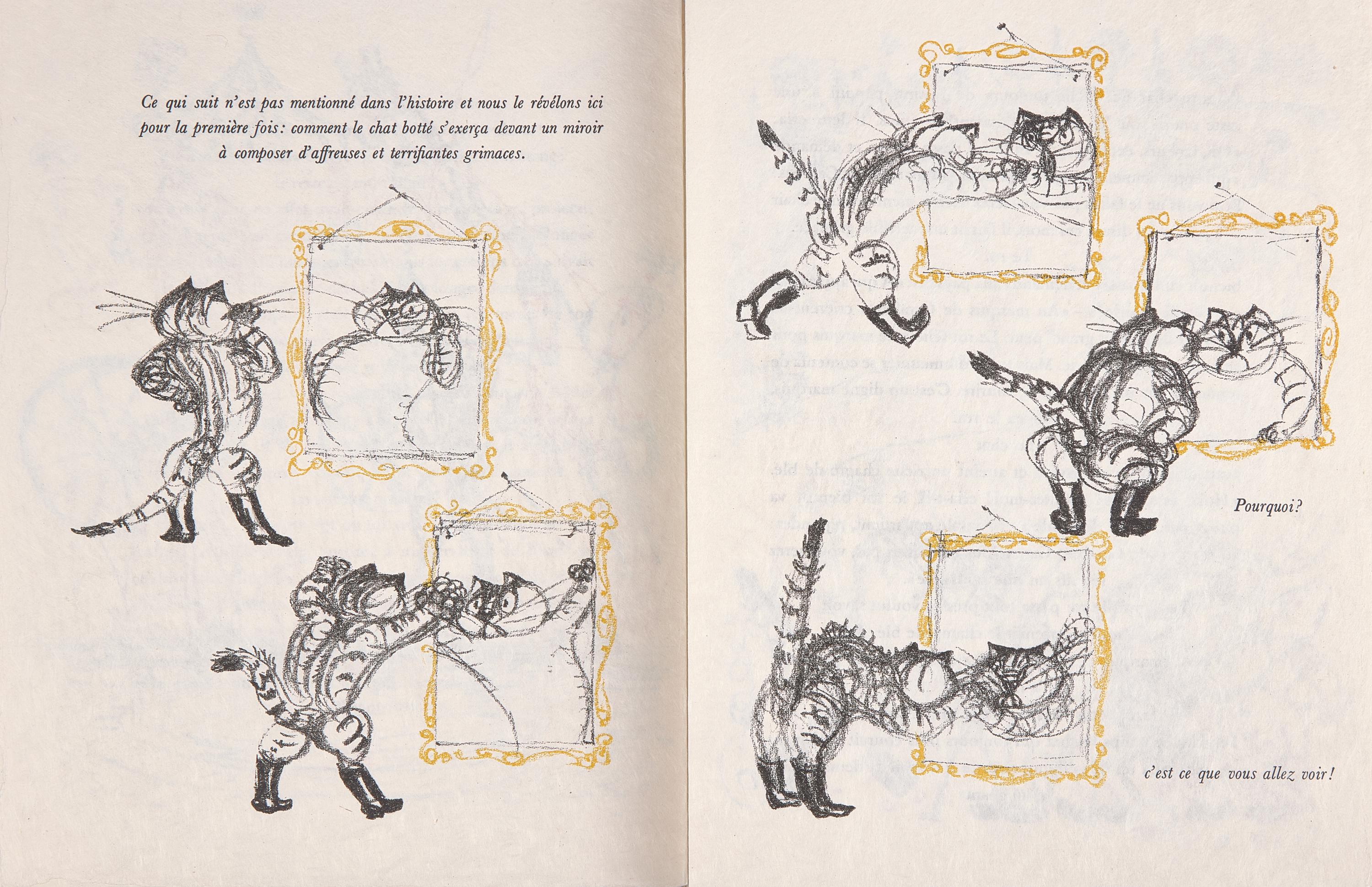 [Puss in Boots] [Fischer, Hans] Perrault, Charles. Le Chat Botte