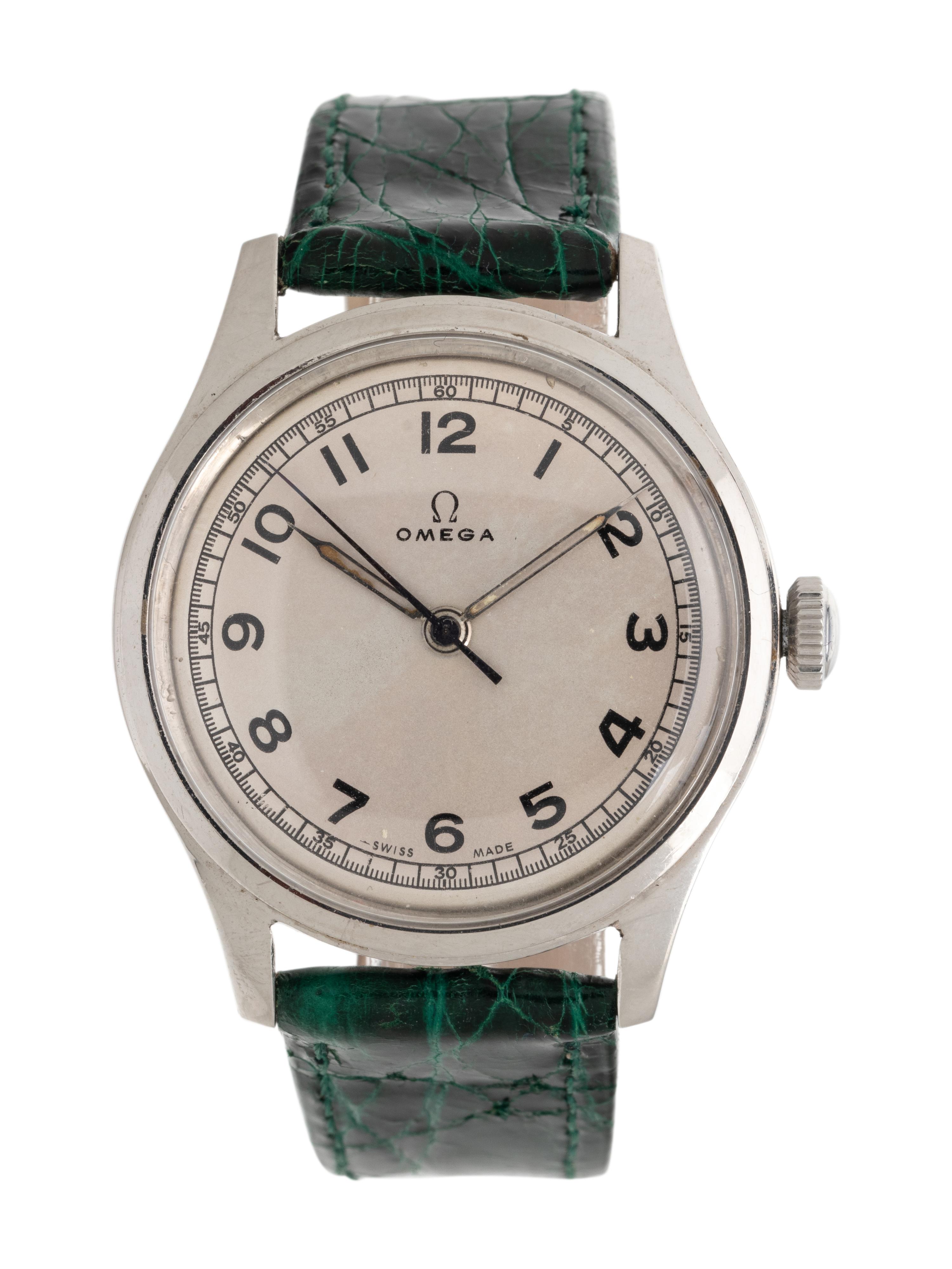 OMEGA, STAINLESS STEEL WATCH