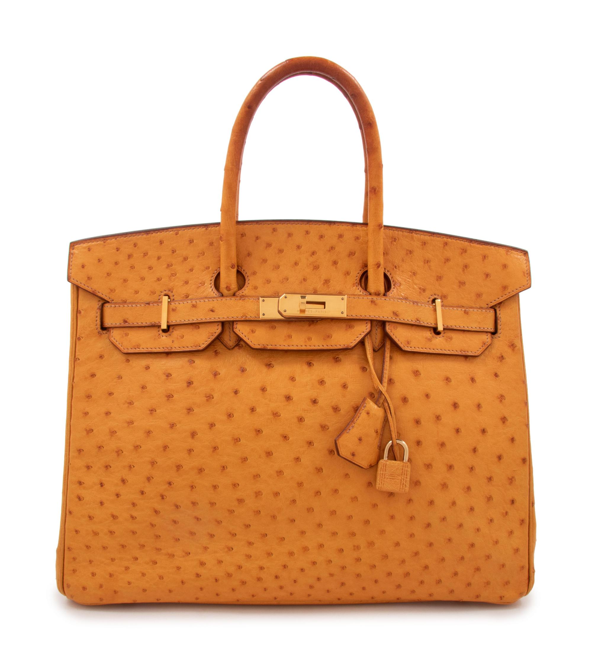Hermès 35cm Ostrich Birkin, 2000