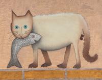 Gato con Pescado , 1988