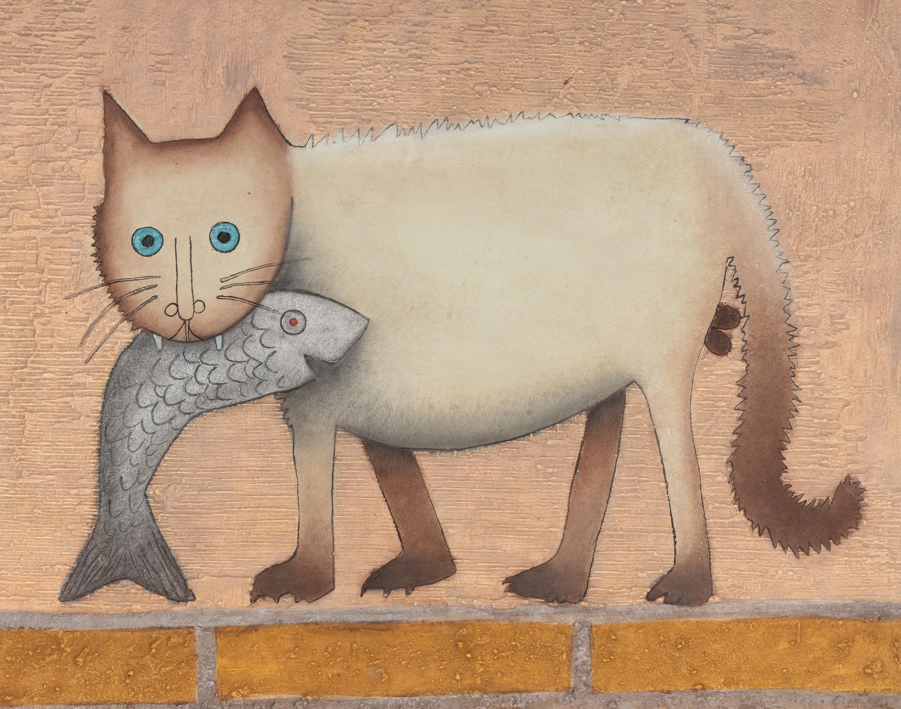 Gato con Pescado , 1988