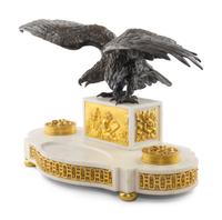 A Large Louis XVI Gilt Bronze Mounted Marble Standish