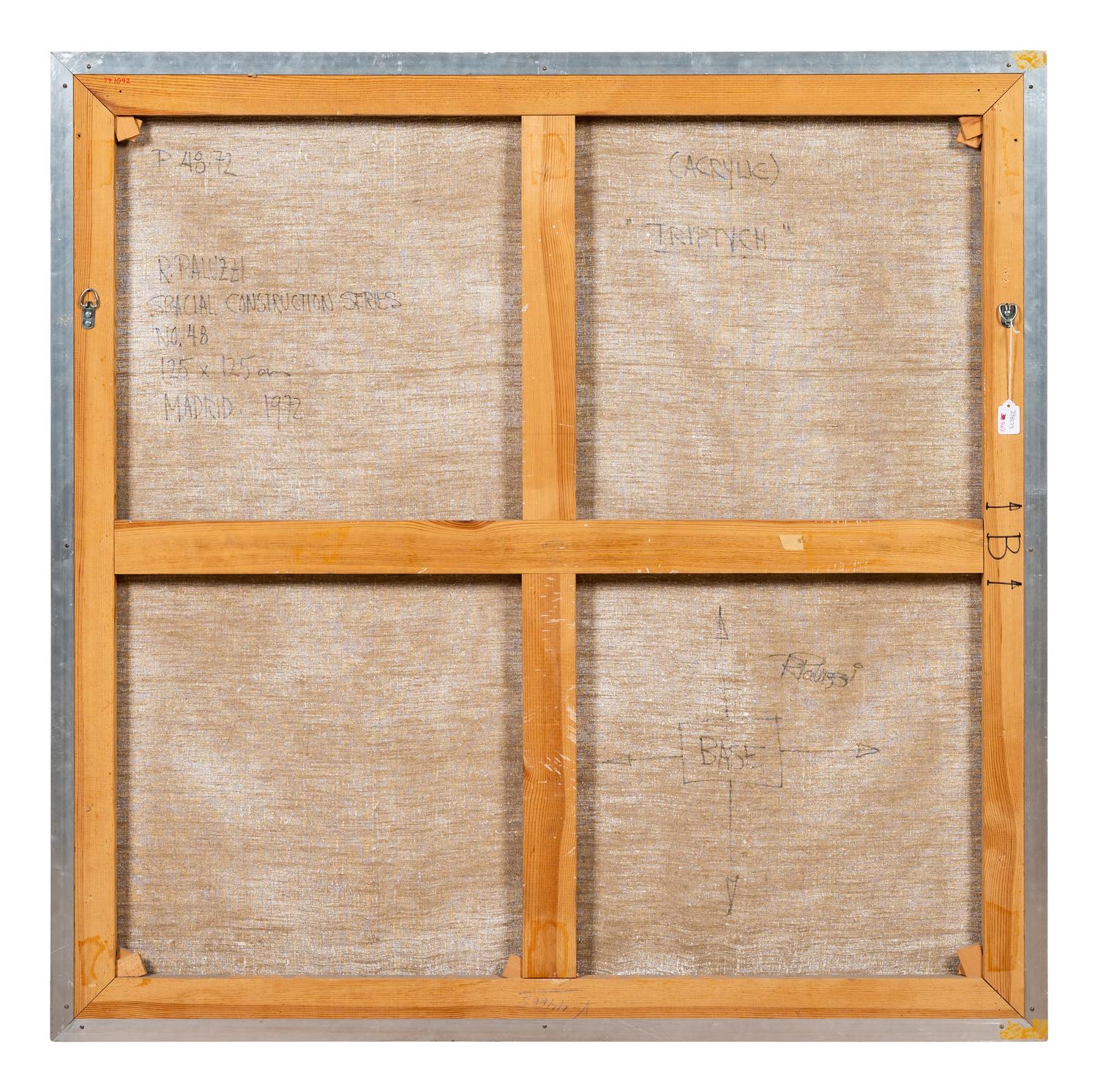 Spacial Construction Series #46-48 , 1972 (triptych)