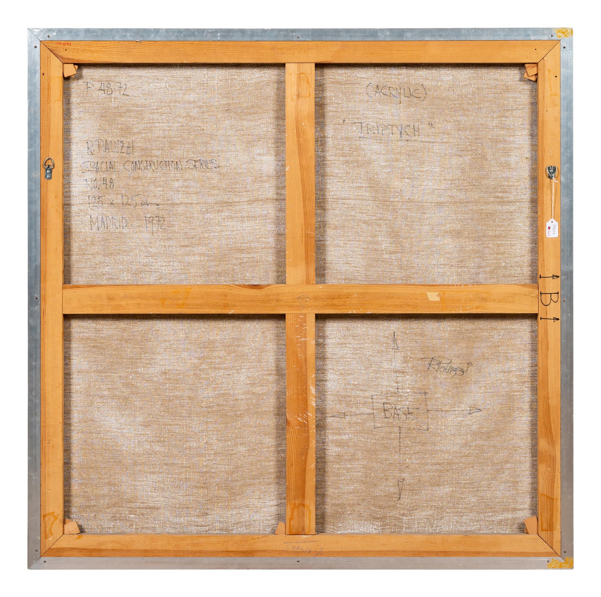 Spacial Construction Series #46-48 , 1972 (triptych)