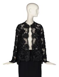 Geoffrey Beene Floral Lace Jacket