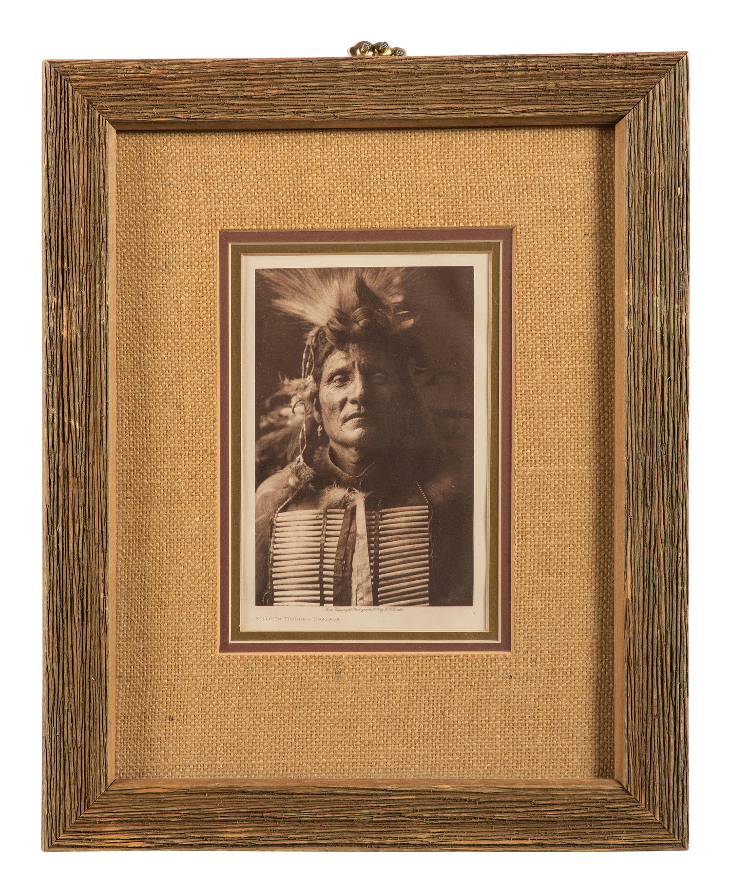 CURTIS, Edward S. Curtis. 9 volume photogravures of Native American subjects.