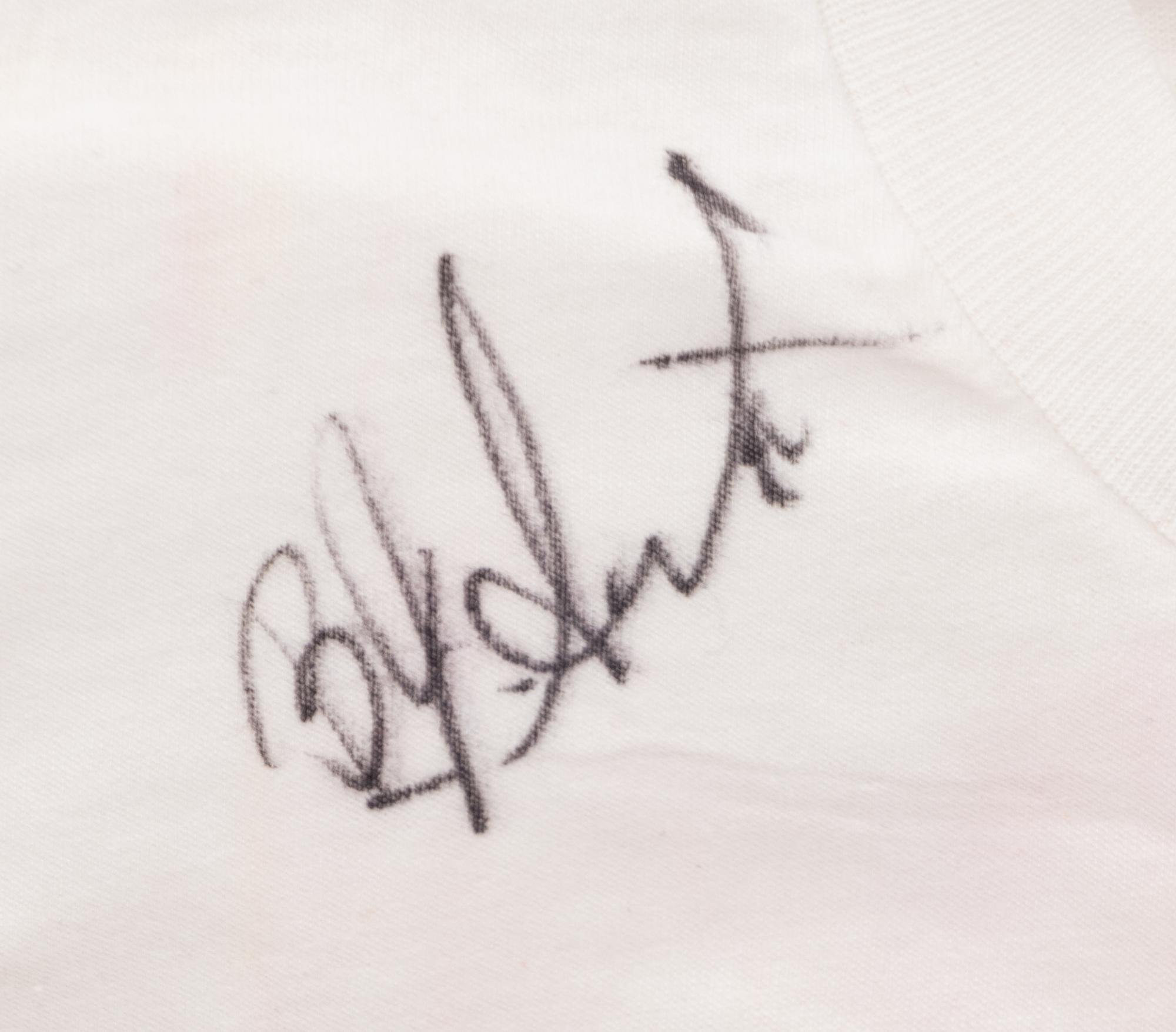A Group of Assorted Chicago Bulls Signed Autograph Vintage Shirts (Beckett Authentication Services BAS Certified),