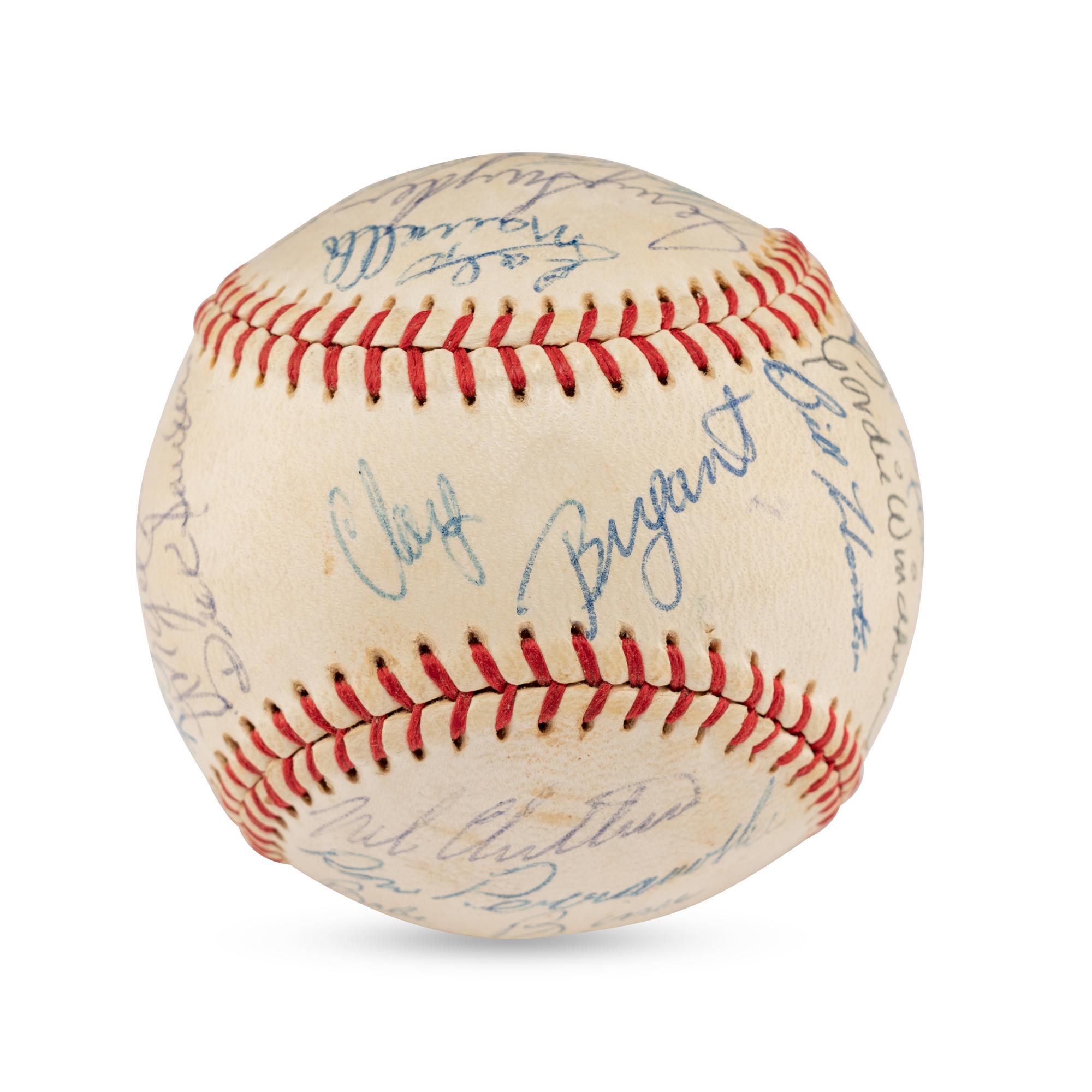 A 1960 Montreal Royals Team Signed Autograph Baseball