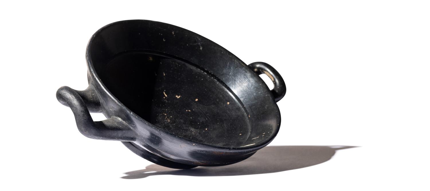 An Attic Stemless Kylix with Graffito