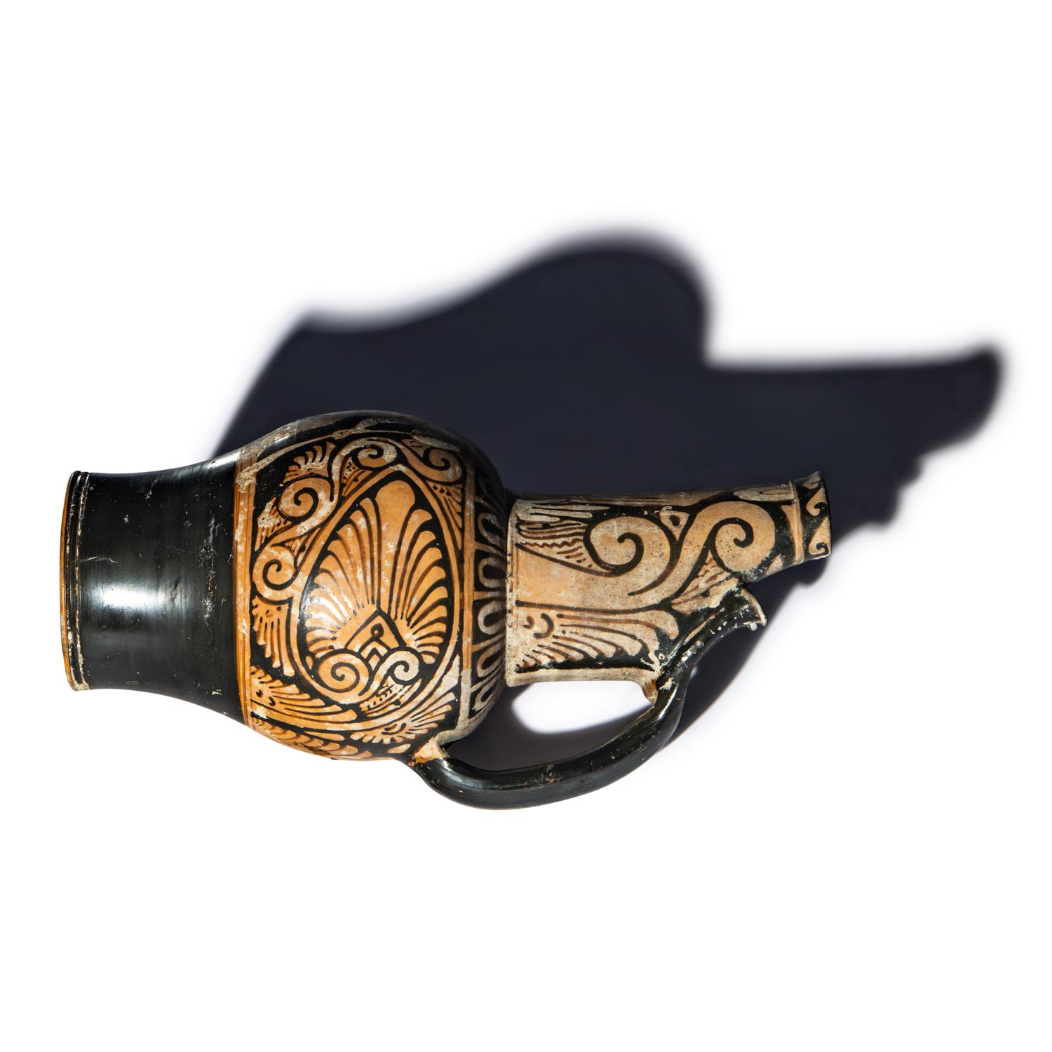 An Etruscan Caeretan Red-Figured Oinochoe