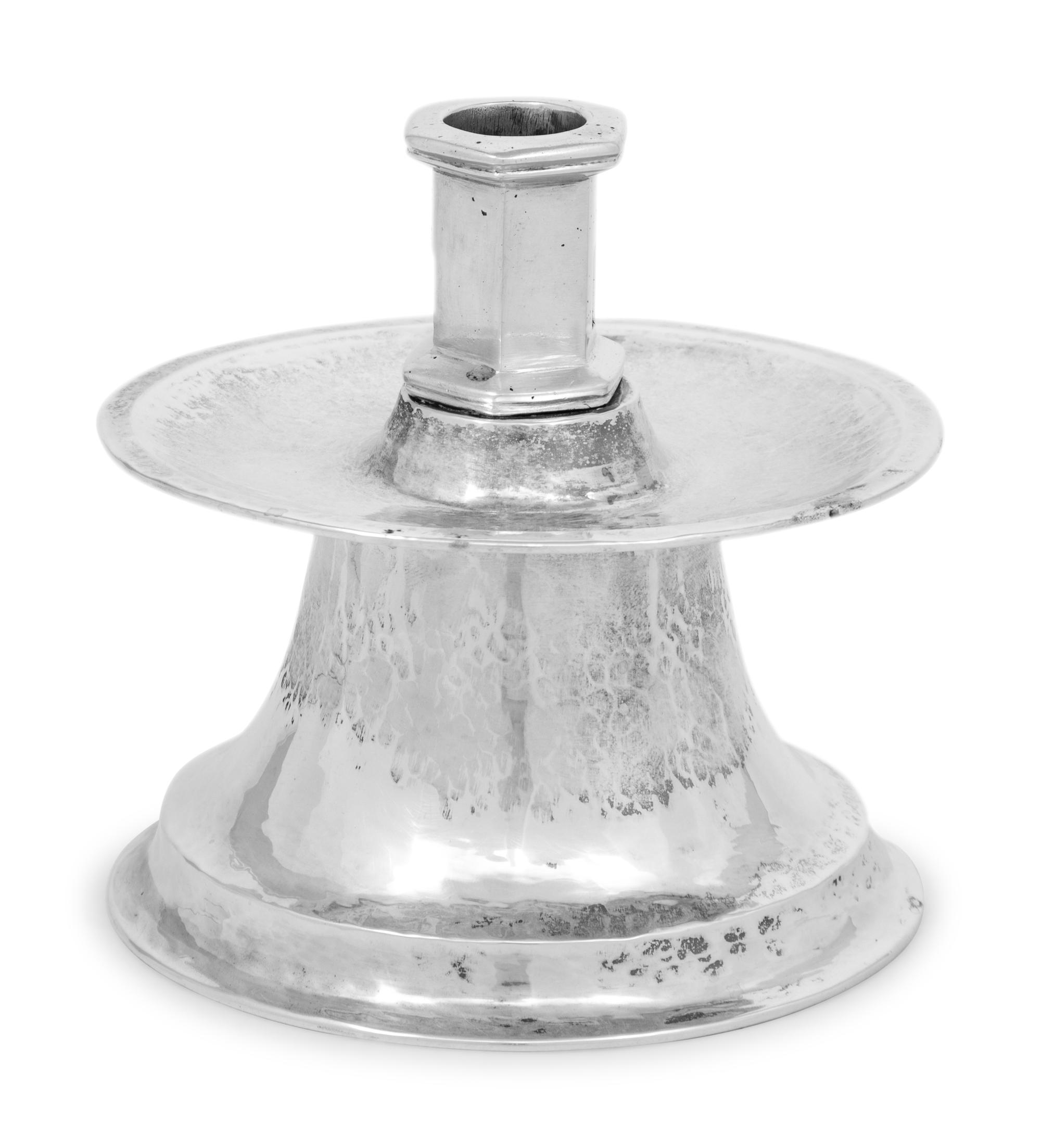A Continental Silver Heemskirk Candlestick