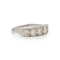 PLATINUM AND DIAMOND RING