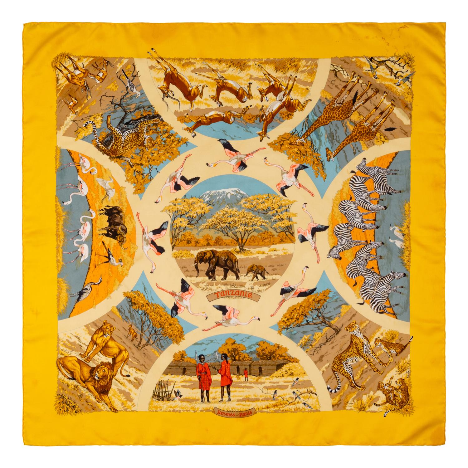Two Hermès Scarves