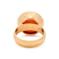 YELLOW GOLD AND CARNELIAN INTAGLIO RING