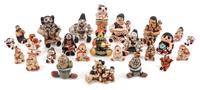 A Group of Twenty-Six Pottery Figures — Various Makers