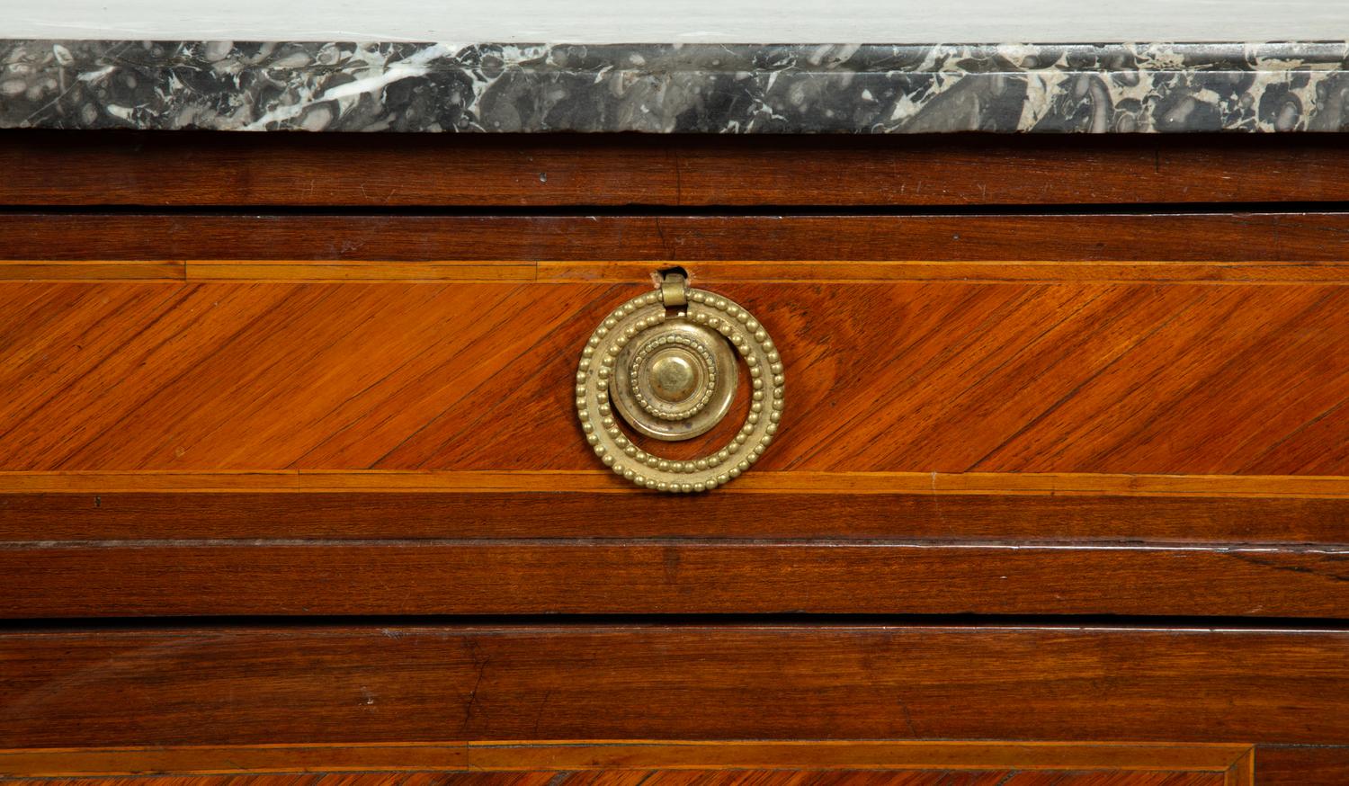 A Louis XVI Style Gilt Bronze Mounted Commode — LATE 18TH CENTURY