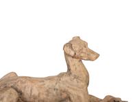A Terra Cotta Model of a Recumbent Hound
