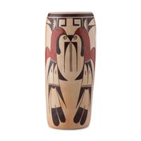 Pottery Vase, with Sikyatki-Style Parrots