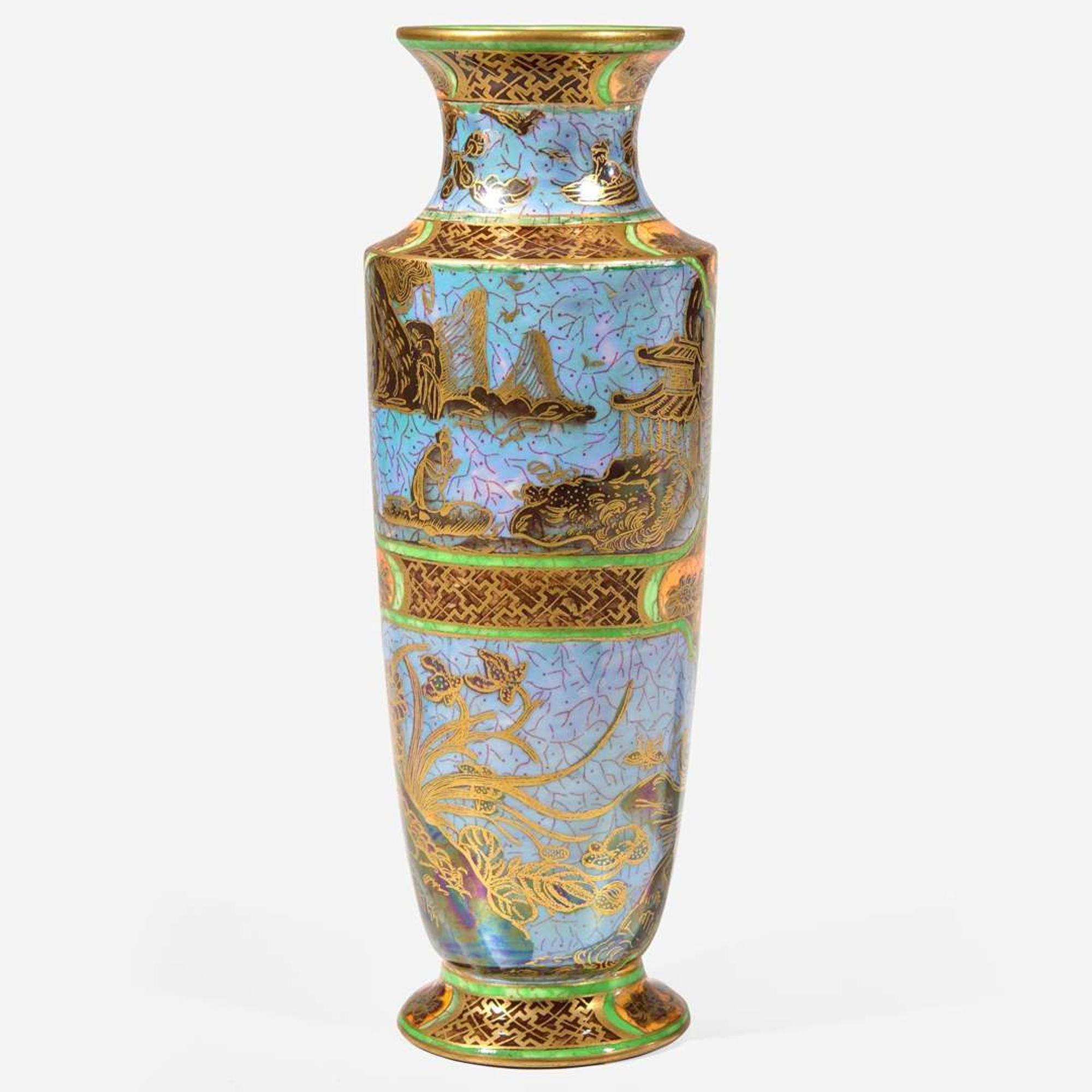 A Wedgwood Fairyland Lustre Daventry Vase UK, circa 1925