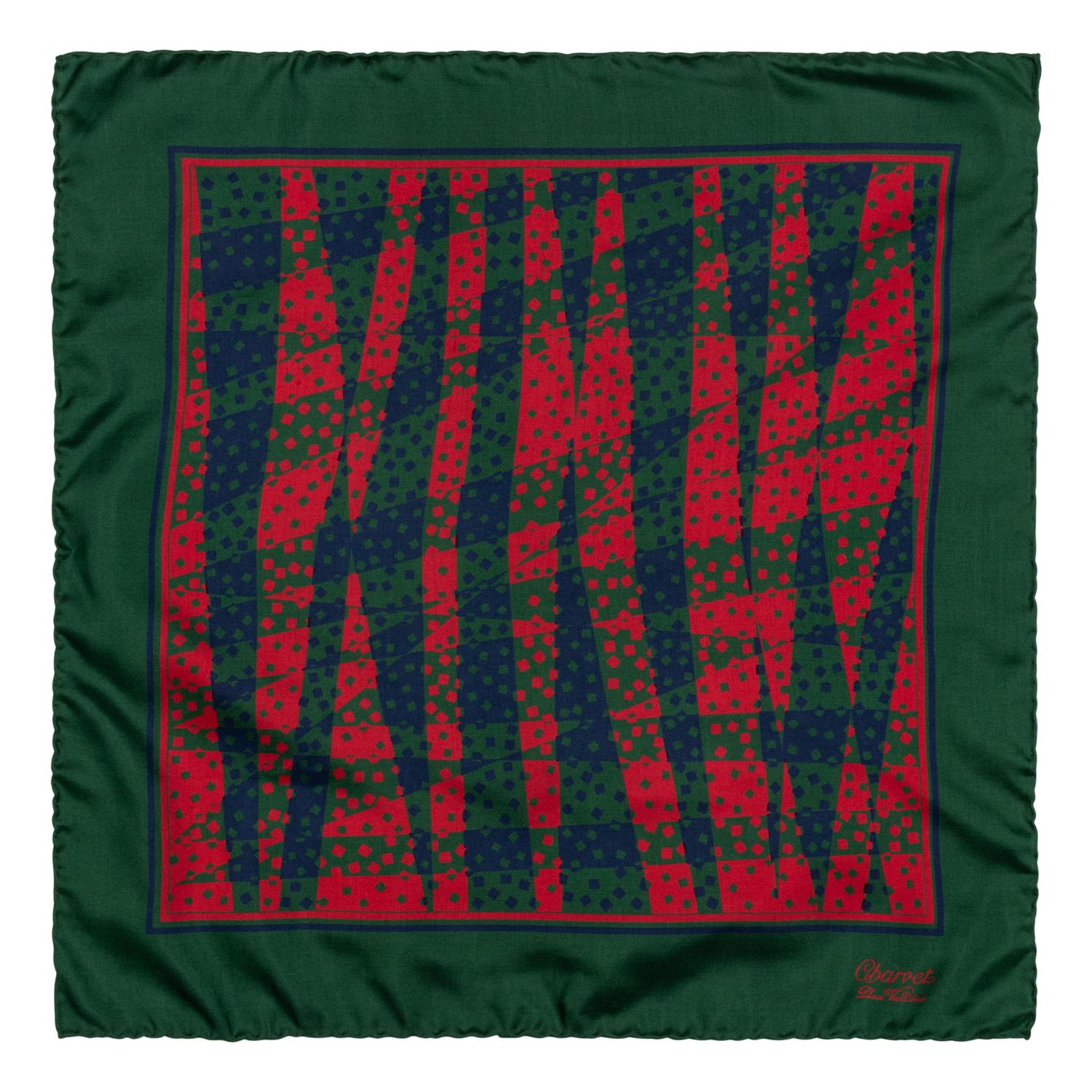 Six Pocket Squares by Hermès, Charvet, and Gianni Versace