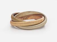 A 14K Gold Cartier Trinity Ring