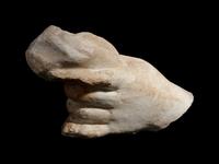 A Roman Marble Over-Lifesized Hand from a Statue
