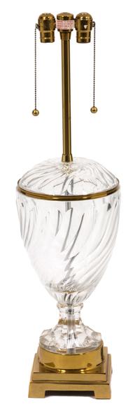 A Murano Glass Table Lamp Height 38 inches. — 20TH CENTURY