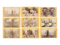 O'SULLIVAN, Timothy (1840-1882) and William BELL (1830-1910), photographers. Complete Set of 50 stereoviews from the Wheeler Expeditions of 1871-1874.