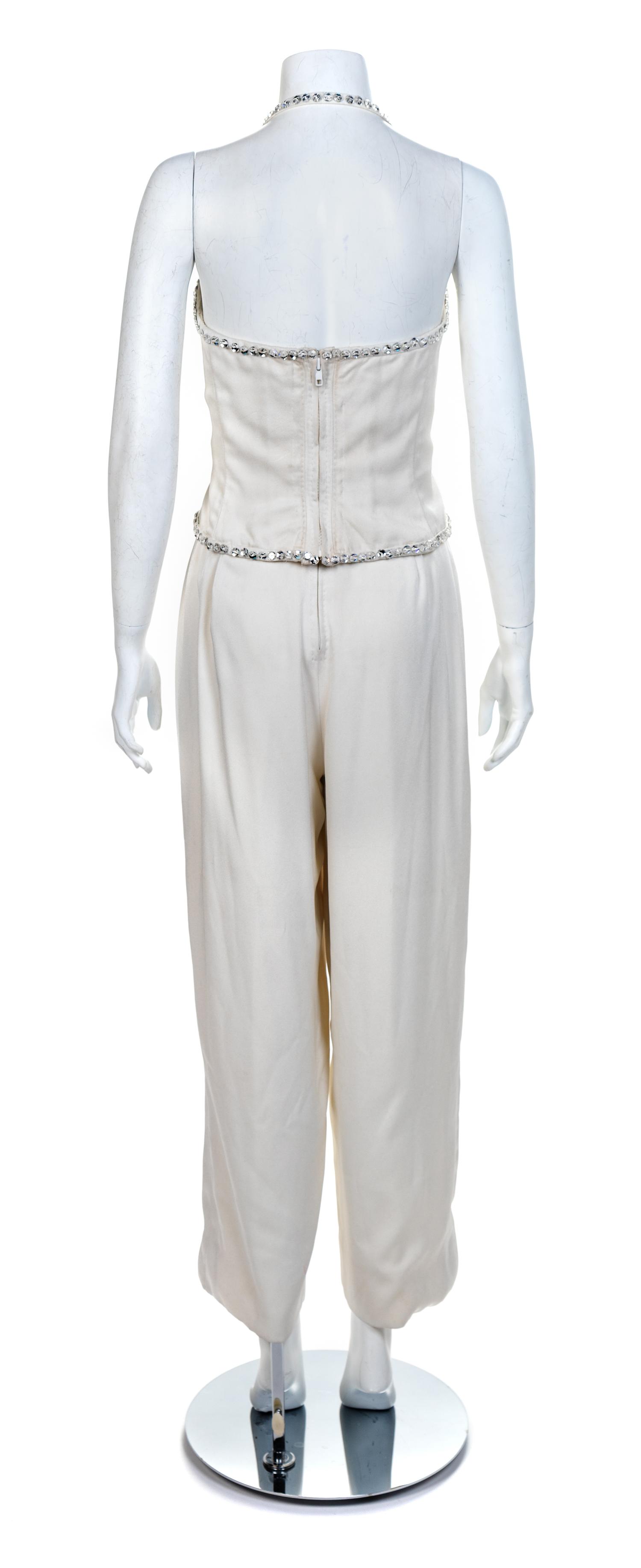 Two Bustier Pant Ensembles, 1990-2000s
