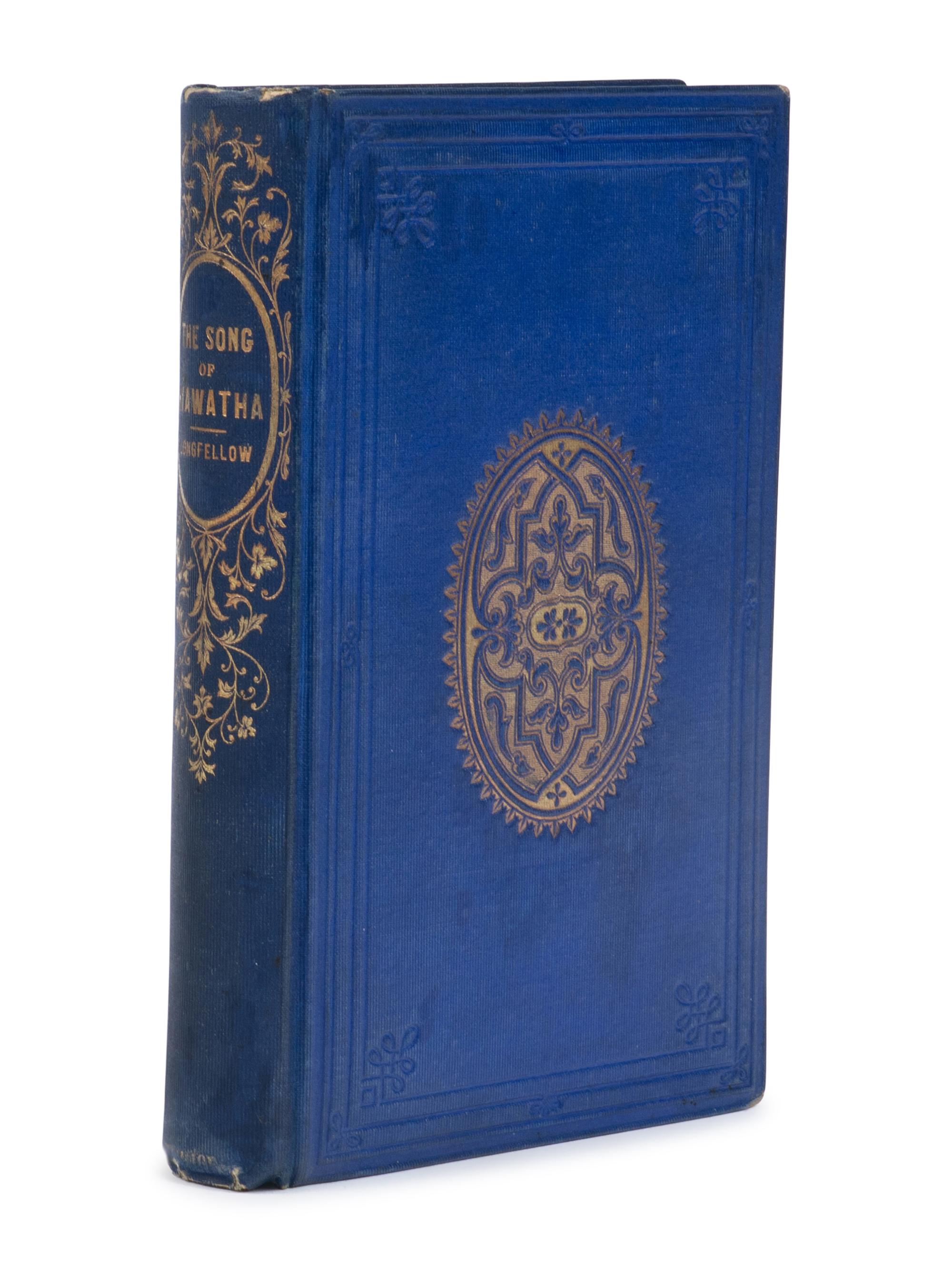 LONGFELLOW, Henry Wadsworth (1807-1882). Autograph manuscript quotation signed ("Henry W. Longfellow"), a fair copy, of the last stanza of "The Song of Hiawatha," [Cambridge], 15 May 1876.