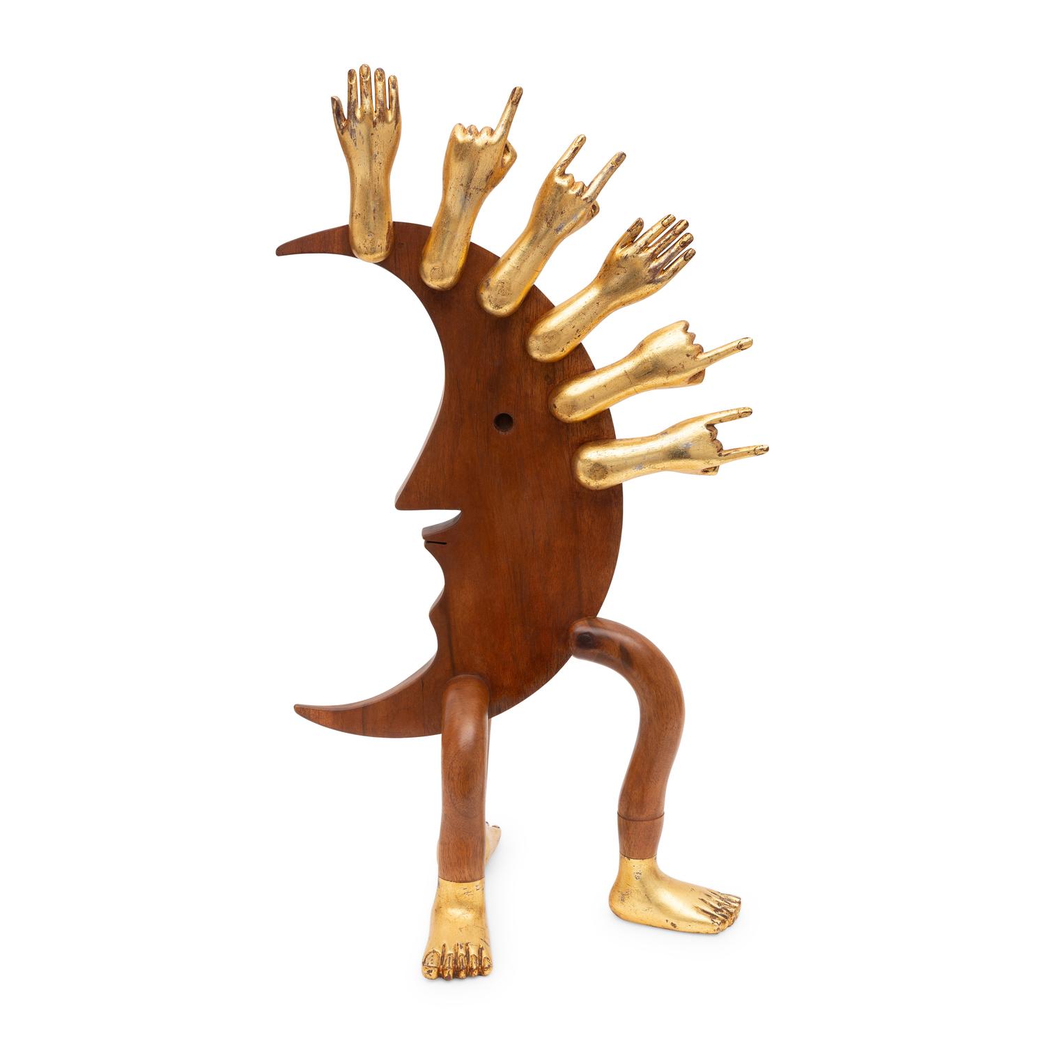 Luna Cara con Manos (Moon Face with Hands)