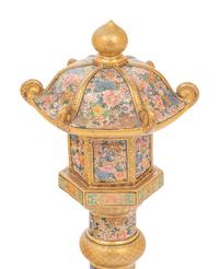 Two Japanese Satsuma Incense Burners, Koro