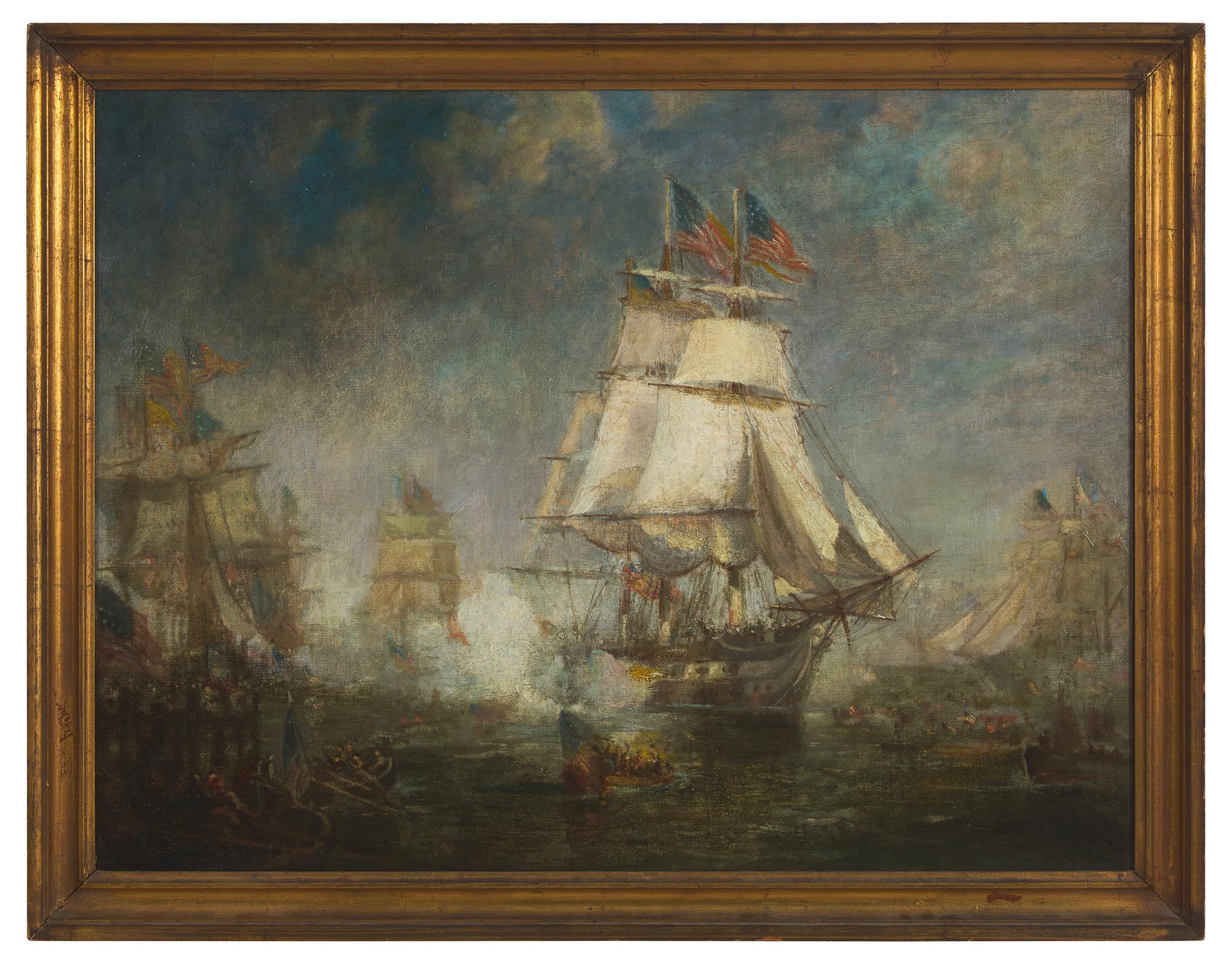 Attributed to Walter Franklin Lansil (1846 - 1925), Return of the Constitution