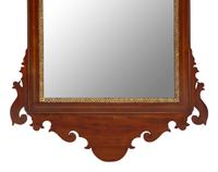 A Federal Style Parcel-Gilt Mahogany Mirror