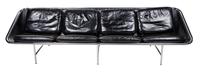 A Model 6833 Leather Sling Sofa, George Nelson for Herman Miller Width 110 inches.