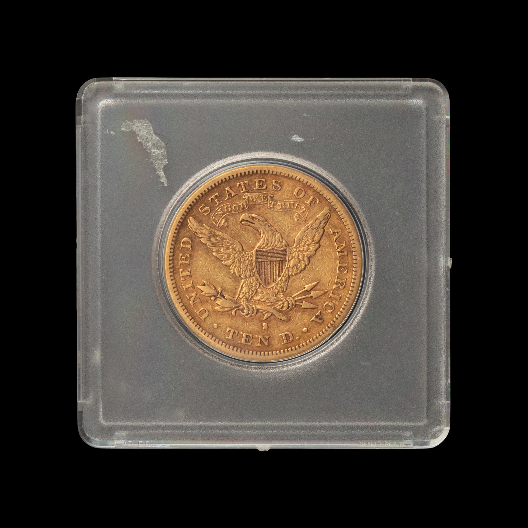 An 1880-S Liberty Head $10 Gold Coin