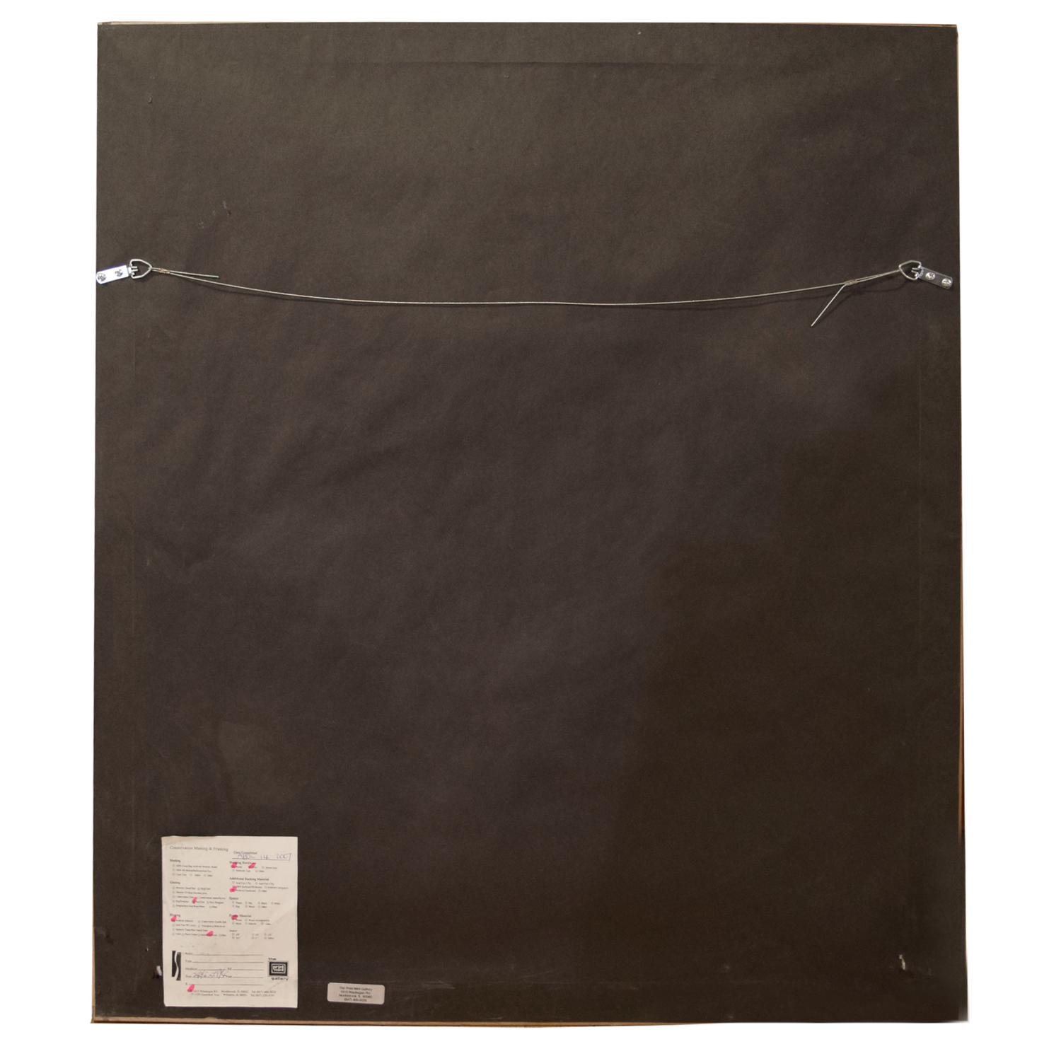 A Framed Original Working Drawing from the Estate of Jose Thenee 27.75" W x 1" D x 33" H — Argentina, Circa 1930