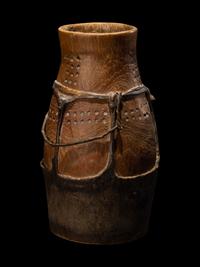 A Turkana Wood and Hide Eburi