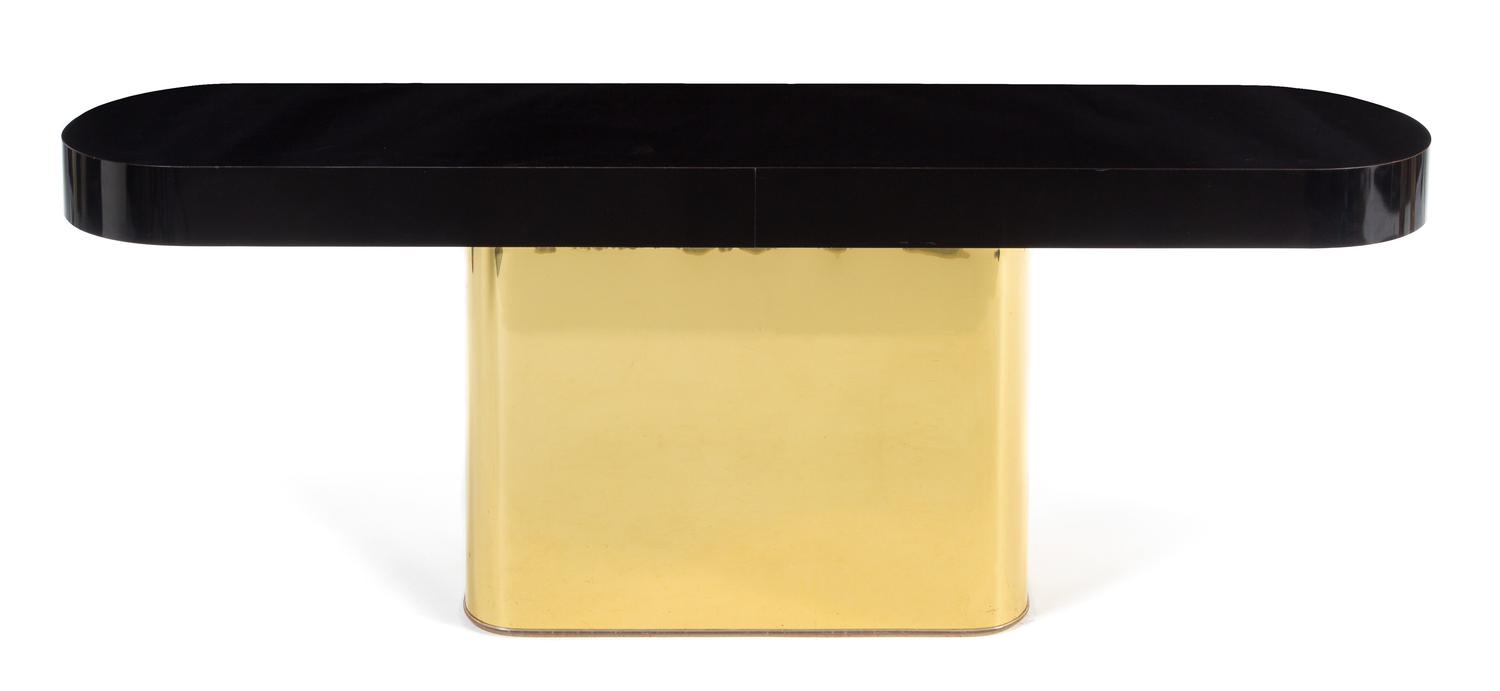 Milo Baughman (American, 1923-2003), c.1960, a low console table